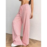 Pantalones de mujer con cintura elástica a rayas, talla única, recién llegados de otoño - details 1