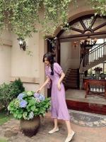 Vestido Versátil de Té con Cuello de Muñeca para Mujer Cintura Ajustada, Adelgazante, Perfecto para Primavera/Verano - details 11