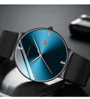 Reloj Deportivo de Lujo Automático Correa de Cuero Resistente al Agua Marca Superior - details 12