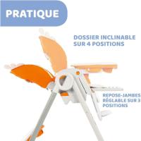 Silla de Niño Ajustable y Compacta con 4 Ruedas Transformable y Rebanable Para Bebés de 0 a 3 Años - details 2