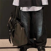 Bolsa de mano Neutral Spice Girl, nueva, de gran capacidad, para viajes diarios, de cuero, estilo punk, con cierre y asa de ala. - details 38
