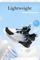 Zapatos deportivos informales para niños de marca de primavera, zapatos ligeros para correr para niños y niñas, zapatillas de deporte con botón giratorio de suela suave para niños - details 3