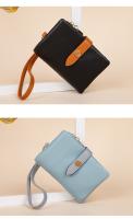 Nueva cartera corta para mujer, cartera sencilla de gran capacidad a la moda para estudiantes, Cartera de cuero, cartera de mano multifuncional para mujer - details 18