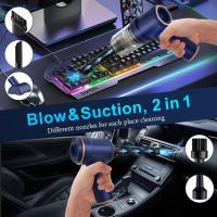 Aspiradora de Mano para Coche de Alta Potencia de 120W 9000Pa, Luz LED, Múltiples Boquillas para Hogar, Oficina, Mascotas - details 1