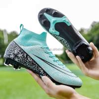 Gran oferta de botines de fútbol de verano para hombre, forro de cuero genuino, plantilla de goma de PU para fútbol, ​​zapatos de fútbol sala, precio más barato - details 5