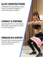 Cinturón de ejercicio para empuje de cadera, para mancuernas, pesas rusas y placas, acolchado antideslizante para protección de cadera, perfecto para gimnasio, hogar - details 1