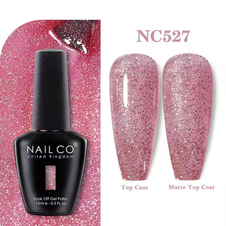 NAILCO-esmalte de uñas en Gel, Base para manicura, colores brillantes, serie Vernis, LED y UV, 15ml - 1