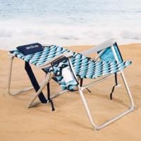 Silla de Playa Plegable, 64x63x43/105 cm, Aluminio y poliéster, 5 Posiciones, con Asas de Mochila, Reposabrazos y Bolsillos Laterales, Antivuelco, Resistente y Ligera, Modelo Aruba (62416) - details 3