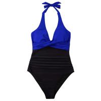 Circy Traje de Baño de Un Pie sin Espalda con Estampado de Leopardo Bikini de Encaje para Mujeres - details 25