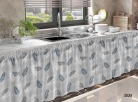 HTC Lababo-cortina corta para cocina, 150x70cm - details 3