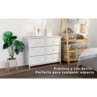 cómoda blanca, cómoda con cajones