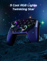 Controlador de interruptor LED Star Pro inalámbrico, Gamepad para PC Switch/Lite/OLED, consola multiplataforma, función Turbo programable - details 4