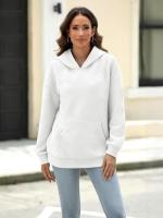 Sudaderas con capucha sueltas para mujer, ropa Haruku de moda coreana, top femenino, - details 12