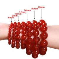 Regalo Feng Shui 7A pulsera de cristal de Calcedonia de ágata roja para hombre y mujer, amuleto de buena suerte, joyería - details 6