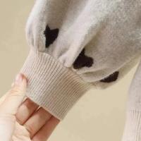 Chaqueta de Punto para Niñas Primavera Otoño Ajuste Suelto, Diseño Jacquard, Moda Infantil - details 3