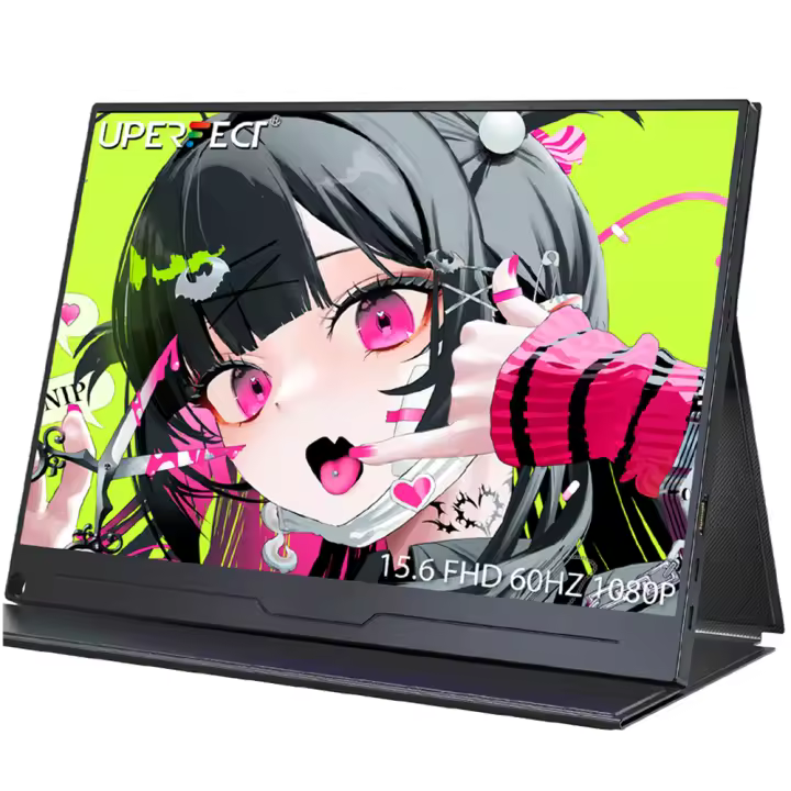 Monitor Portátil Uperfect de 15.6' Pantalla FHD IPS USB-C HDMI Anti-reflejo, Brillo de 250 nitos - 1