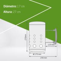 Barbacoa Portátil de Carbón Rodantes, Bandejas Laterales, Sistema de Ventilación y Depósito de Ceniza Parrilla de Acero de 57x42cm Tamaño 116,5x13,1x56cm - details 48