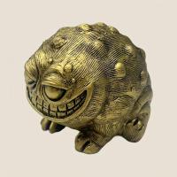 Figura de sapo pequeña y divertida creativa, artesanía de resina hecha a mano, estatua de rana de lluvia africana, escultura de Animal realista para regalo de amigos - details 1