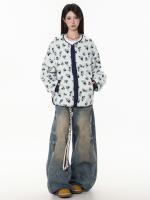 ¡Oferta! Chaqueta de Piel Sintética para Mujer - Abrigo de Mezclilla con Forro Polar Sin Cuello - Moda Invierno - details 11