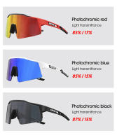 KAPVOE Gafas de Sol para Ciclismo Lentes Ajustables de Luz Protección UV400 Marco de Plástico - details 11