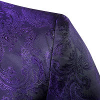 Traje de vestido de cachemir de 2 piezas para hombre, conjuntos de pantalones de Blazer de boda de fiesta - details 16
