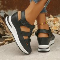 Sandalias de tacón de cuña para mujer, zapatos de moda - details 8