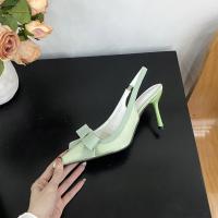 Stiletto tacones altos bolsa francesa cabeza sandalias zapatos de hadas nuevo temperamento arco puntiagudo solo zapatos - details 27