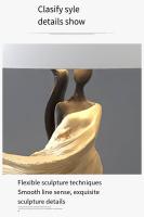 Figuras de arte abstracto moderno pequeñas lámparas nocturnas adornos de mesa de la cama del dormitorio decoración del hogar - details 8