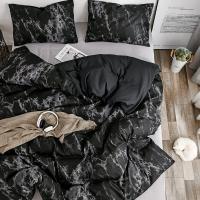Juego de Ropa de Cama de Mármol Cubierta de Edredón Suave para Cama Doble Tamaño Rey - details 12