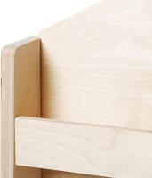 Estantes de 3 alturas en madera natural |   Colocación frontal de los libros |   ahorro de espacio |   Hecho en Italia (Madera Natural, Oso de peluche) - details 19
