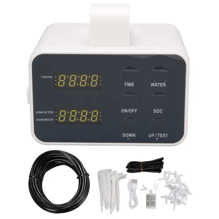 Dispensador de agua IP65, sistema impermeable para interiores, kit de herramientas de riego por goteo automático para planta ETA - 1
