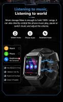 Reloj inteligente con pantalla completamente táctil de 1,96 pulgadas y auriculares Bluetooth TWS 2 en 1 - details 5