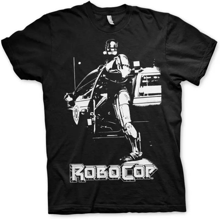 Camiseta de Moda para Hombres Robocop Póster de Alta Calidad - 1