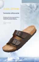 Zapatillas de corcho para hombre, pareja de sandalias para mujer, zapatos de playa explosivos, zapatos de marea para estudiantes - details 3
