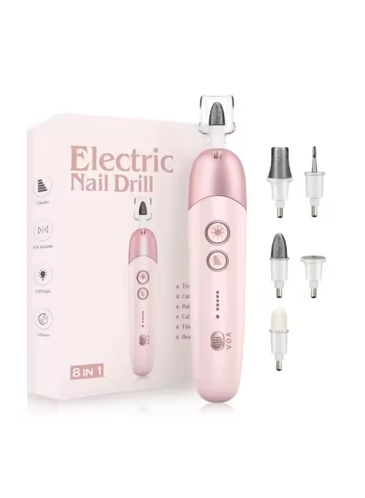 Kit de Manicura y Pedicura Eléctrico Herramientas de Cuidado de Uñas para Hombres y Mujeres Máquina Eléctrica de Pulido de Uñas Kit de Perforación Profesional - 1