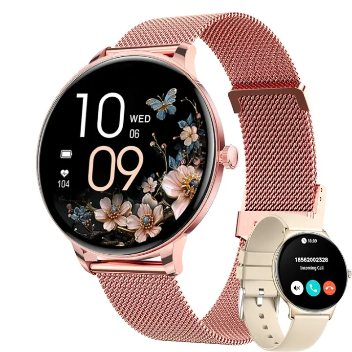 2025 Nuevo reloj inteligente ultrafino para mujer NFC llamada presión arterial rastreador deportivo de ritmo cardíaco pantalla AMOLED de 1,43 pulgadas reloj inteligente hombres mujeres regalo - 1