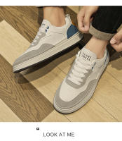 Nuevos Zapatos Deportivos Versátiles De Moda, Zapatos De Tablero Bajos De Cuero Casual Para Hombres - details 12