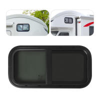 Ventana corredera lateral para caravana, ventana negra de 600x300mm con pantalla, para autocaravanas y remolques - details 0