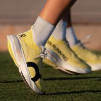 On hombres y mujeres amortiguador resistente al desgaste profesional marathon road running zapatos - details 2