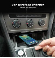 Cargador inalámbrico Qi de 15W para teléfono rápido Accesorios de modificación para Auto VW Golf 7 MK7 normales productos de peligro fabricados en China - details 0