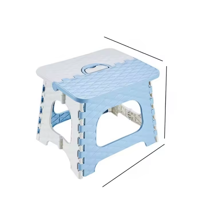 Silla plegable, taburete para el hogar, taburete bajo para baño, banco pequeño plegable de plástico para niños, Maza portátil para exteriores - 1