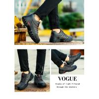TaoBo, zapatos de senderismo de estilo clásico para hombre, zapatos deportivos de nieve con cordones de piel, zapatos de montaña con suela acolchada para hombre, zapatos de Trekking - details 8