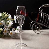 Vidrio transparente 3D, copas de vino tinto integradas, copas de copa de champán, regalo para el hogar, 1 pieza - details 11