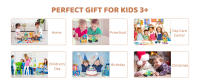 SucceBuy Azulejos magnéticos, 123 piezas para niños, juego de construcción con extras, juguetes STEM para mayores de 5 años - details 5