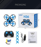 JJRC-Mini Dron a Control remoto H36 para niños, 4 canales, 6 ejes, modo sin cabeza, helicóptero con giro de 360 grados, cuadricóptero de juguete - details 13