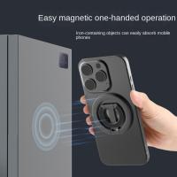 Soporte magnético de doble cara para teléfono celular con cierre de dedo extraíble, plegable y con rotación de 360 grados. - details 15