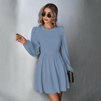 Vestido Largo de Manga Larga para Mujer con Cintura Estética Primavera Otoño 2025 - details 15