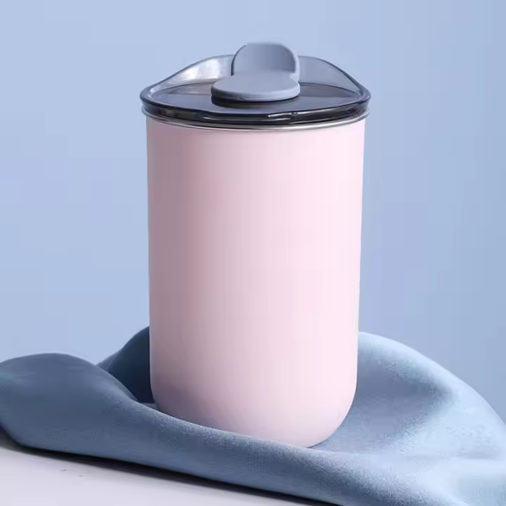Botella de agua de acero inoxidable a prueba de fugas con tapa, taza térmica, vaso de café, tazas de cerveza, 300ml - 1