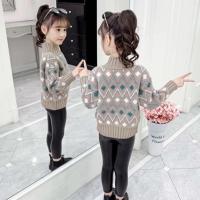 Suéter de Vellón Engrosado para Niñas Moda de Invierno para Edades de 4-12 Años - details 2