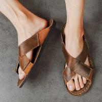 Zapatillas Deslizantes de Moda para Hombre Chanclas Suaves y Cómodas Sandalias Ligeras Antideslizantes de Media Pantorrilla Zapatos para Caminar en Verano - details 3